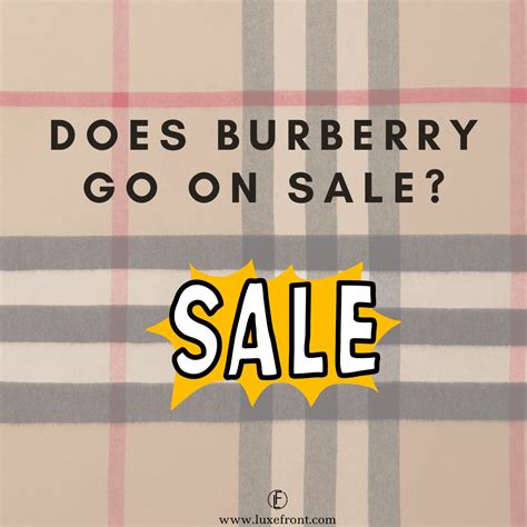 when is burberry going on sale